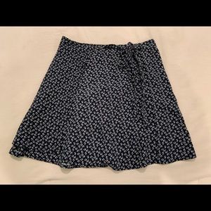 brandy melville floral wrap skirt
